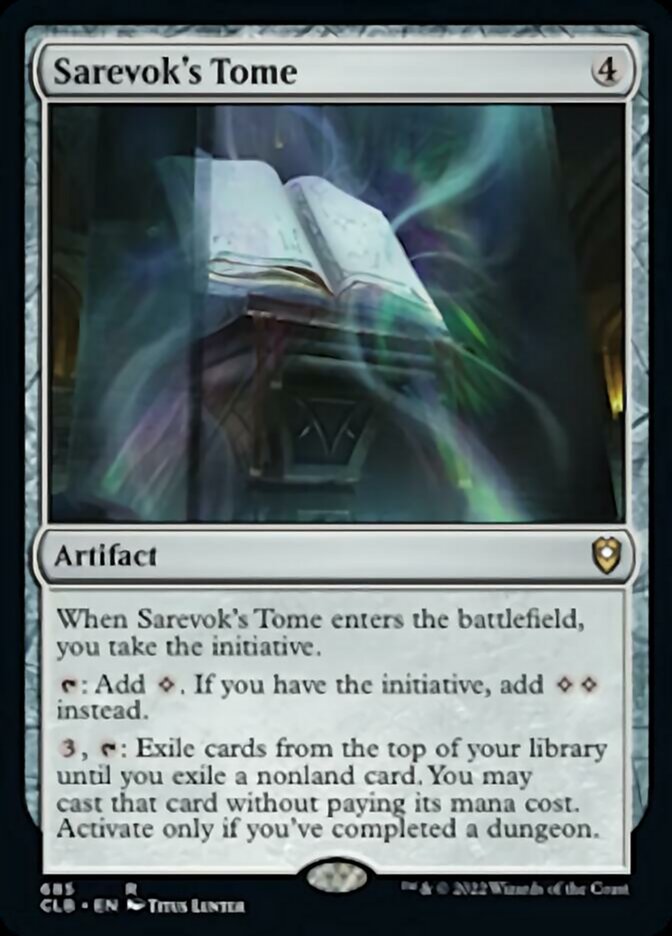 Sarevok's Tome [Commander Legends: Battle for Baldur's Gate] | Jomio and Rueliete's Cards and Comics
