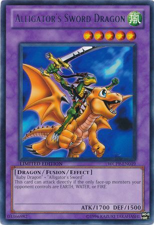 Alligator's Sword Dragon [WCPP-EN019] Rare | Jomio and Rueliete's Cards and Comics