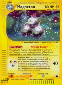 Magneton (H18/32) [Skyridge] | Jomio and Rueliete's Cards and Comics