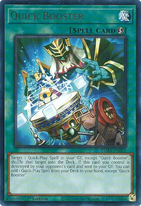 Quick Booster [TAMA-EN052] Rare | Jomio and Rueliete's Cards and Comics