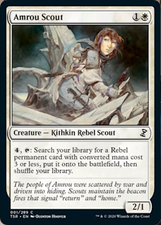 Amrou Scout [Time Spiral Remastered] | Jomio and Rueliete's Cards and Comics