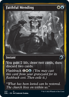 Faithful Mending [Innistrad: Double Feature] | Jomio and Rueliete's Cards and Comics