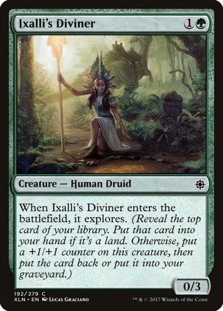 Ixalli's Diviner [Ixalan] | Jomio and Rueliete's Cards and Comics