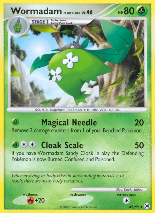 Wormadam Plant Cloak (49/99) [Platinum: Arceus] | Jomio and Rueliete's Cards and Comics
