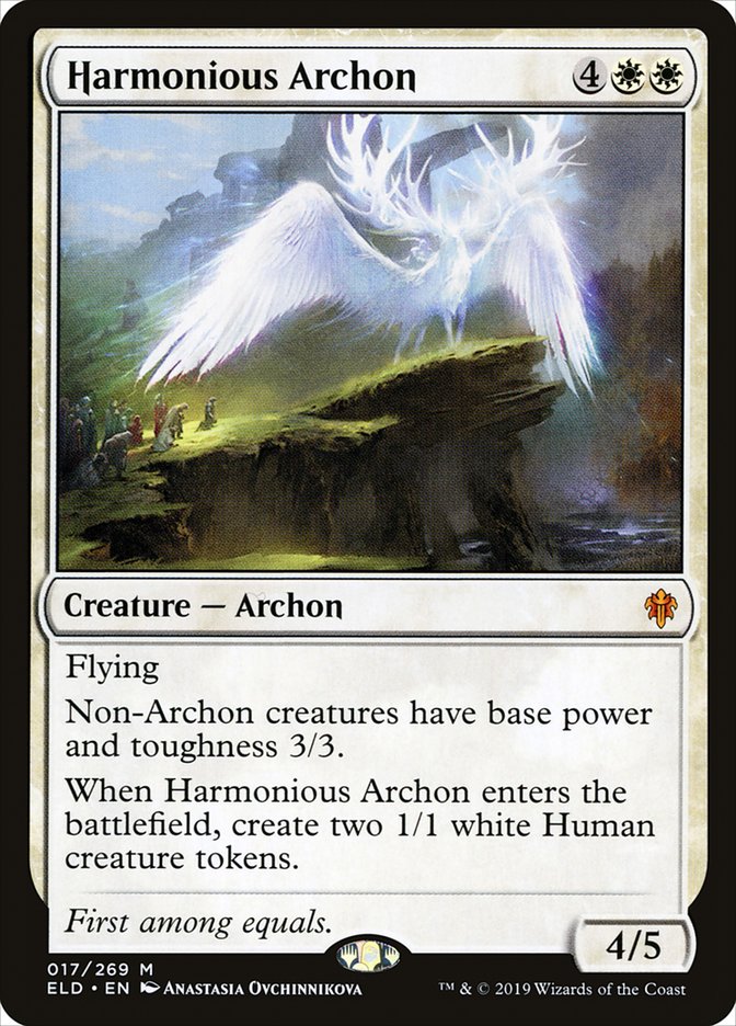 Harmonious Archon [Throne of Eldraine] | Jomio and Rueliete's Cards and Comics