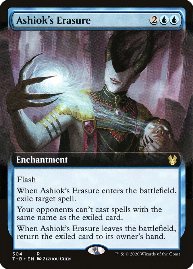 Ashiok's Erasure (Extended Art) [Theros Beyond Death] | Jomio and Rueliete's Cards and Comics