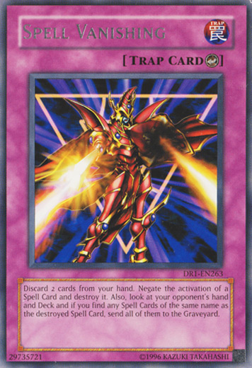 Spell Vanishing [DR1-EN263] Rare | Jomio and Rueliete's Cards and Comics