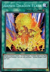 Armed Dragon Flash [BLVO-EN051] Secret Rare | Jomio and Rueliete's Cards and Comics