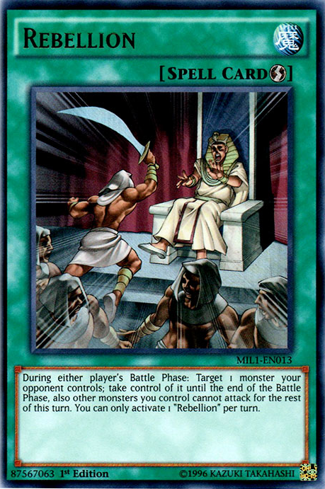 Rebellion [MIL1-EN013] Ultra Rare | Jomio and Rueliete's Cards and Comics
