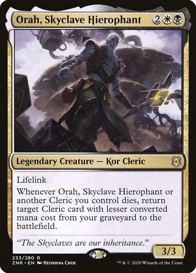 Orah, Skyclave Hierophant [Zendikar Rising] | Jomio and Rueliete's Cards and Comics