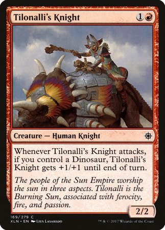 Tilonalli's Knight [Ixalan] | Jomio and Rueliete's Cards and Comics