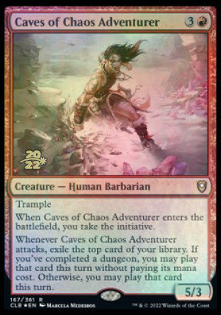 Caves of Chaos Adventurer [Commander Legends: Battle for Baldur's Gate Prerelease Promos] | Jomio and Rueliete's Cards and Comics