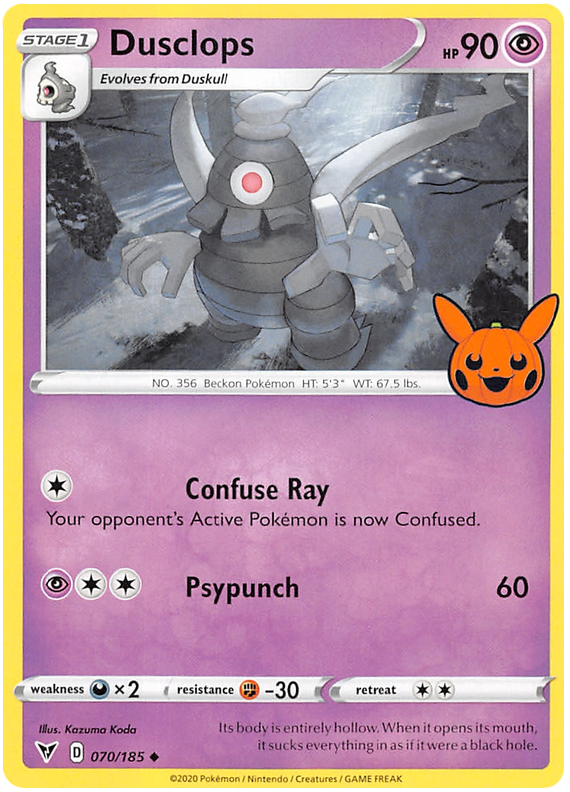 Dusclops (070/185) [Trick or Trade 2023] | Jomio and Rueliete's Cards and Comics