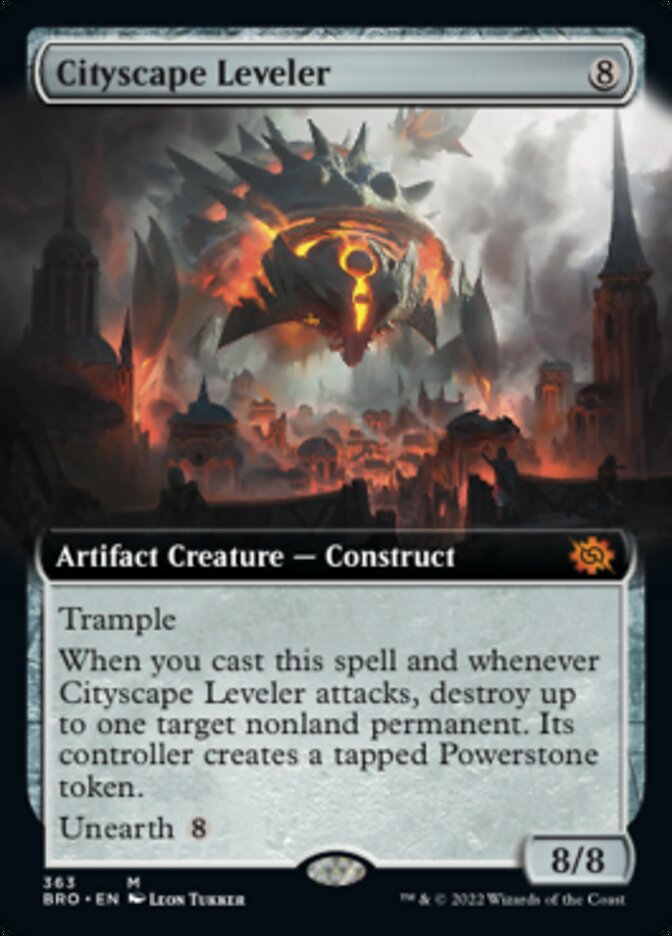 Cityscape Leveler (Extended Art) [The Brothers' War] | Jomio and Rueliete's Cards and Comics