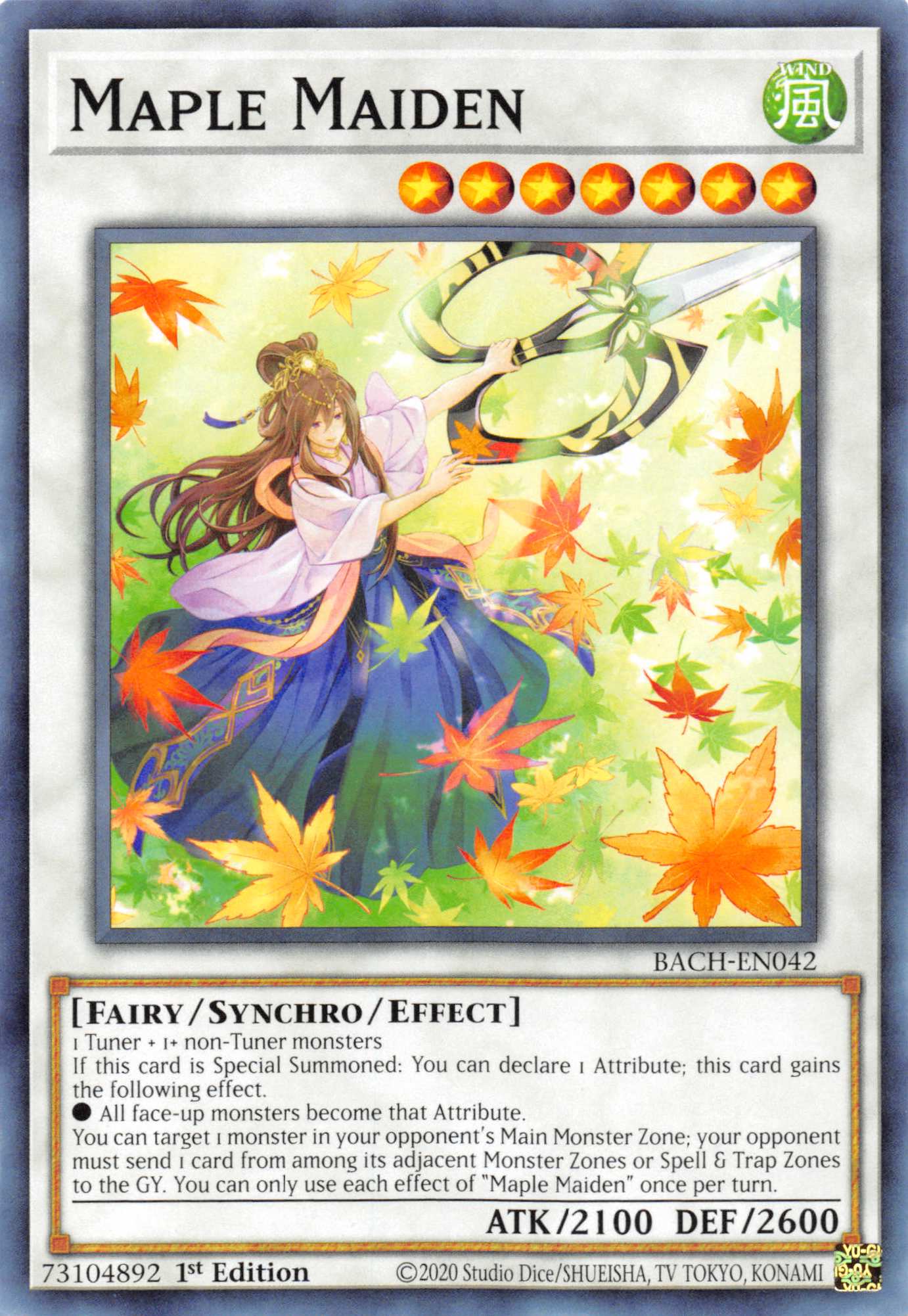 Maple Maiden [BACH-EN042] Common | Jomio and Rueliete's Cards and Comics