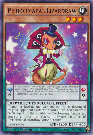 Performapal Lizardraw [CROS-EN004] Common | Jomio and Rueliete's Cards and Comics