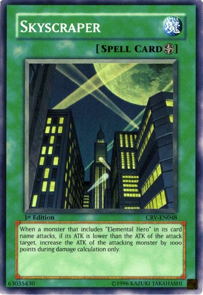 Skyscraper [CRV-EN048] Super Rare | Jomio and Rueliete's Cards and Comics