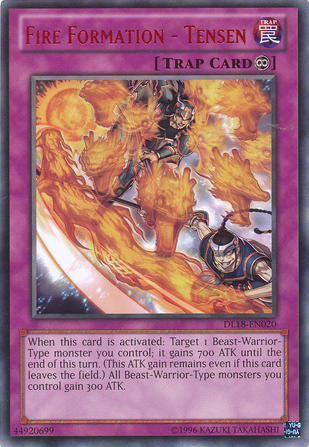 Fire Formation - Tensen (Red) [DL18-EN020] Rare | Jomio and Rueliete's Cards and Comics