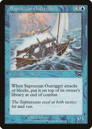 Saprazzan Outrigger [Mercadian Masques] | Jomio and Rueliete's Cards and Comics