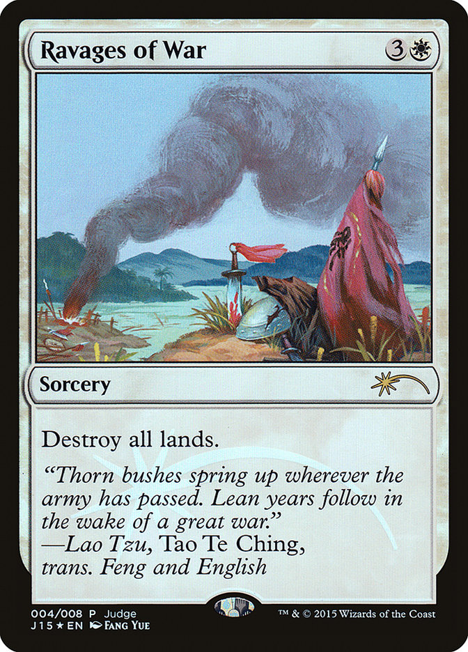Ravages of War [Judge Gift Cards 2015] | Jomio and Rueliete's Cards and Comics