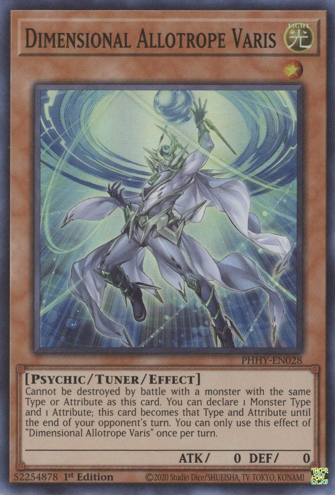 Dimensional Allotrope Varis [PHHY-EN028] Super Rare | Jomio and Rueliete's Cards and Comics
