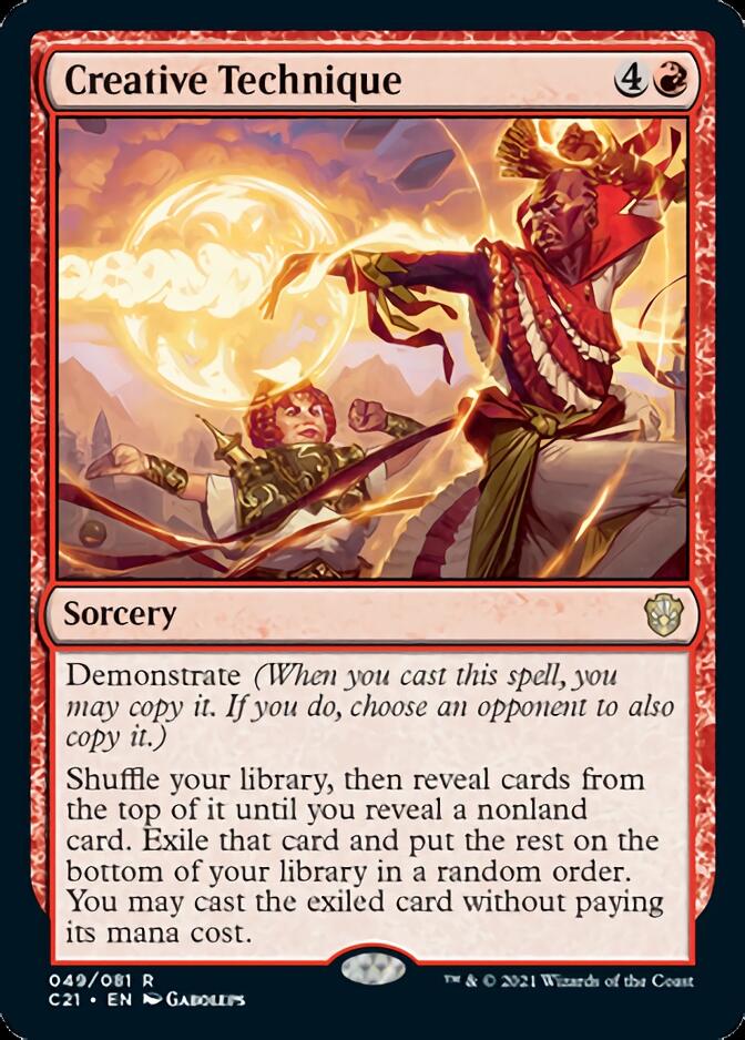 Creative Technique [Commander 2021] | Jomio and Rueliete's Cards and Comics