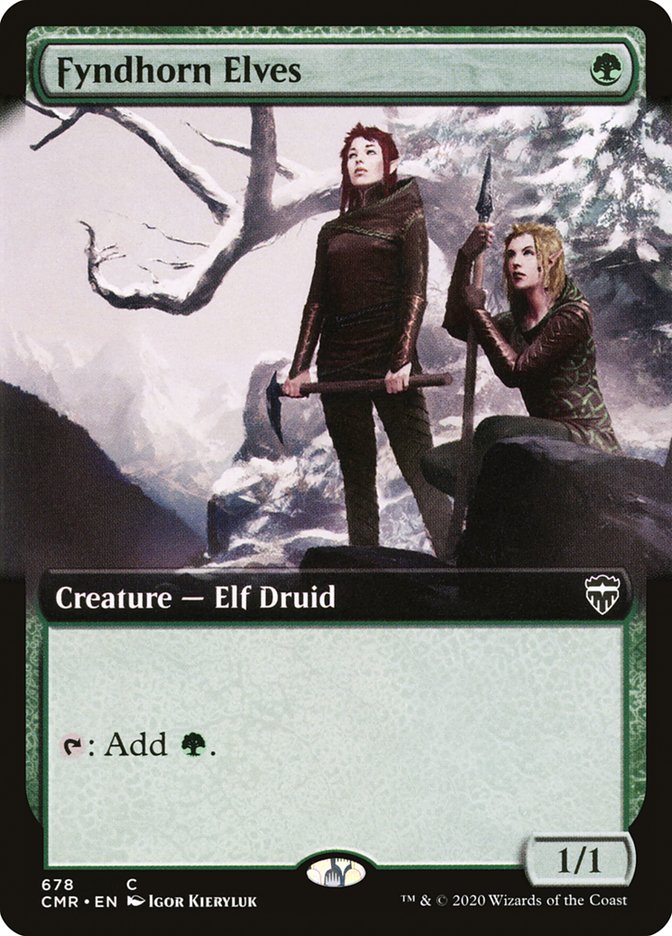 Fyndhorn Elves (Extended Art) [Commander Legends] | Jomio and Rueliete's Cards and Comics