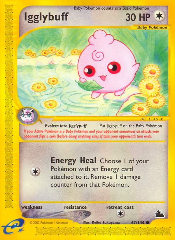 Igglybuff (67/144) [Skyridge] | Jomio and Rueliete's Cards and Comics