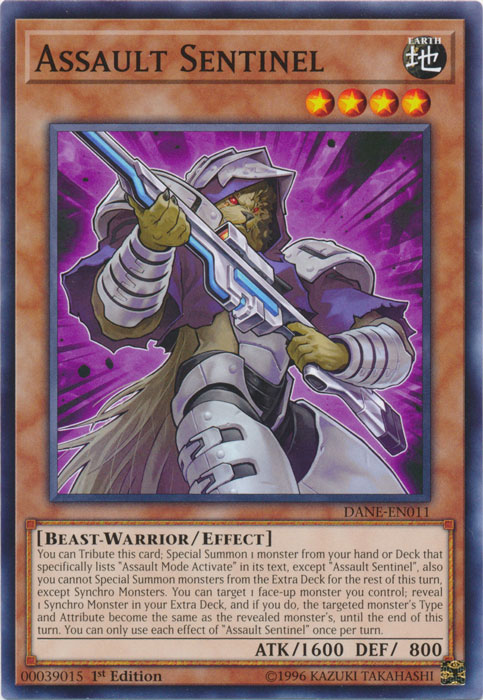 Assault Sentinel [DANE-EN011] Common | Jomio and Rueliete's Cards and Comics