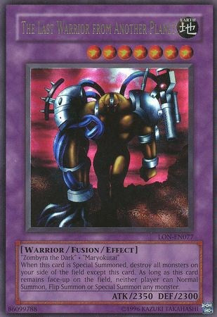 The Last Warrior from Another Planet [LON-EN077] Ultra Rare | Jomio and Rueliete's Cards and Comics