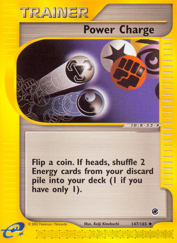 Power Charge (147/165) [Expedition: Base Set] | Jomio and Rueliete's Cards and Comics
