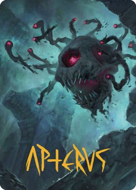 Ghastly Death Tyrant Art Card (Gold-Stamped Signature) [Commander Legends: Battle for Baldur's Gate Art Series] | Jomio and Rueliete's Cards and Comics