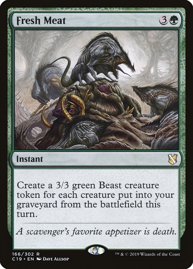 Fresh Meat [Commander 2019] | Jomio and Rueliete's Cards and Comics