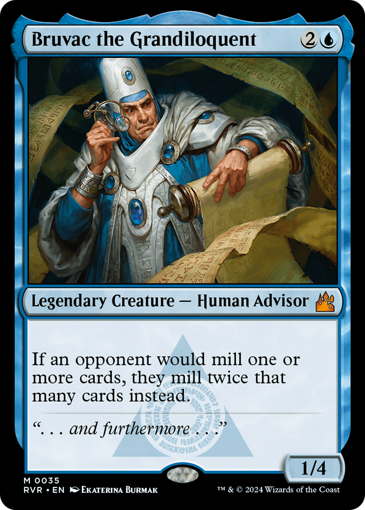 Bruvac the Grandiloquent [Ravnica Remastered] | Jomio and Rueliete's Cards and Comics