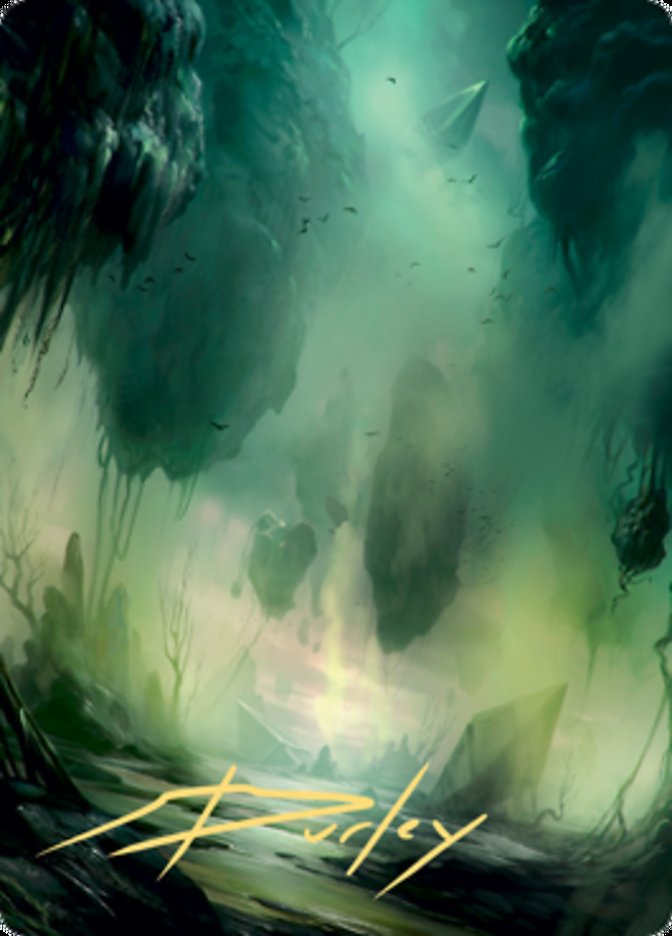 Swamp 1 Art Card (Gold-Stamped Signature) [Zendikar Rising Art Series] | Jomio and Rueliete's Cards and Comics