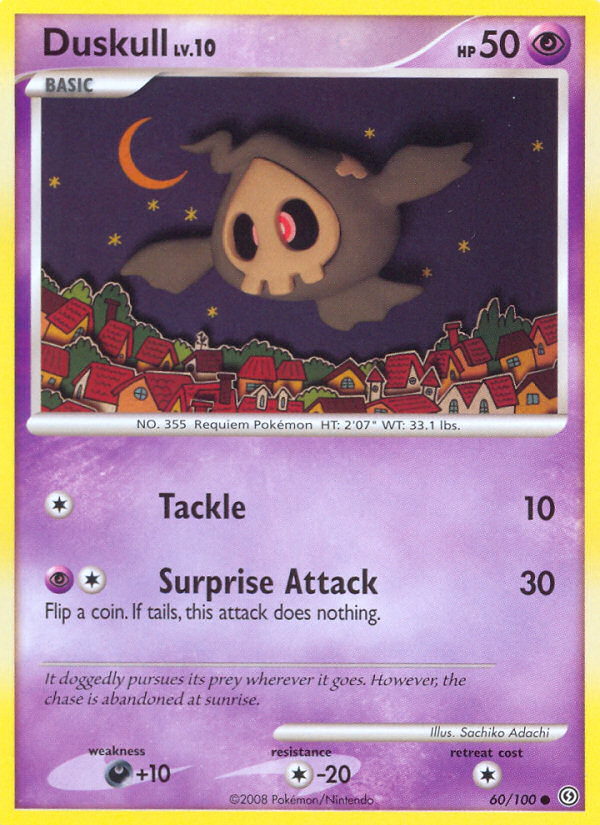 Duskull (60/100) [Diamond & Pearl: Stormfront] | Jomio and Rueliete's Cards and Comics