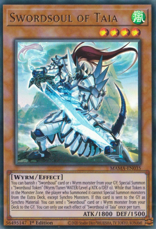 Swordsoul of Taia [MAMA-EN035] Ultra Rare | Jomio and Rueliete's Cards and Comics