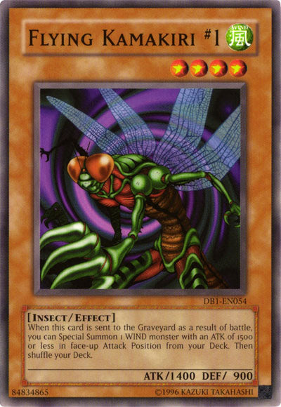 Flying Kamakiri #1 [DB1-EN054] Common | Jomio and Rueliete's Cards and Comics