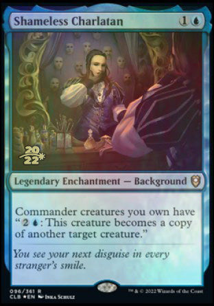 Shameless Charlatan [Commander Legends: Battle for Baldur's Gate Prerelease Promos] | Jomio and Rueliete's Cards and Comics