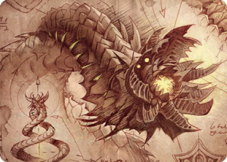 Wurmcoil Engine Art Card [The Brothers' War Art Series] | Jomio and Rueliete's Cards and Comics