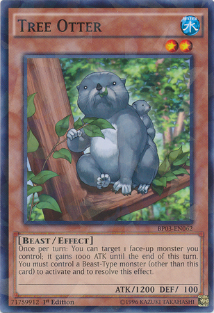 Tree Otter (Shatterfoil) [BP03-EN062] Common | Jomio and Rueliete's Cards and Comics