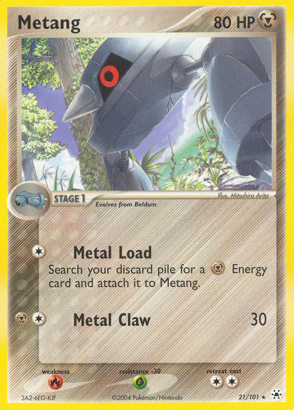 Metang (21/101) [EX: Hidden Legends] | Jomio and Rueliete's Cards and Comics