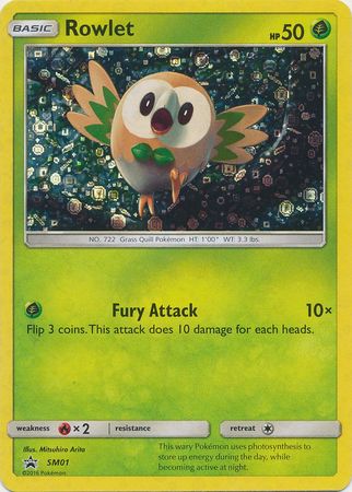 Rowlet (SM01) (General Mills Promo) [Sun & Moon: Black Star Promos] | Jomio and Rueliete's Cards and Comics