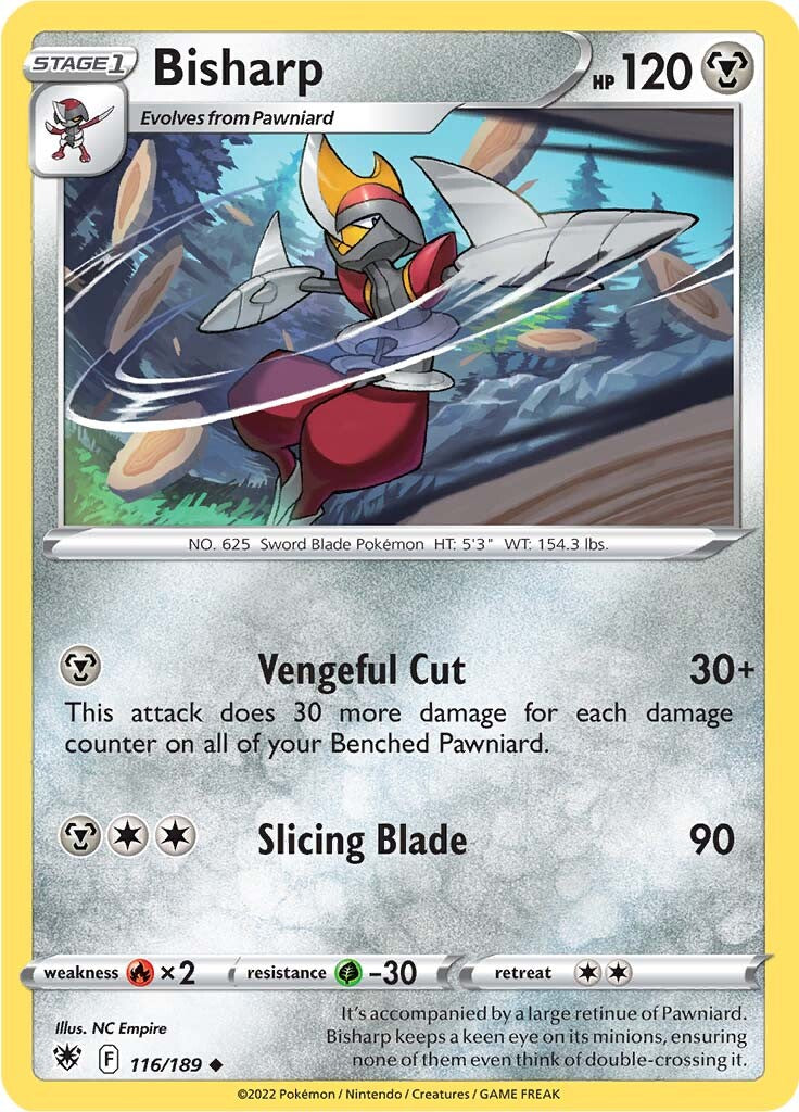 Bisharp (116/189) [Sword & Shield: Astral Radiance] | Jomio and Rueliete's Cards and Comics