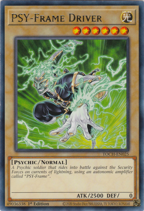 PSY-Frame Driver [TOCH-EN025] Rare | Jomio and Rueliete's Cards and Comics