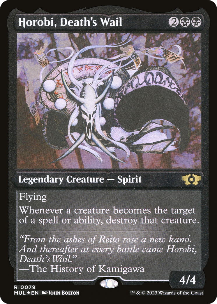 Horobi, Death's Wail (Foil Etched) [Multiverse Legends] | Jomio and Rueliete's Cards and Comics