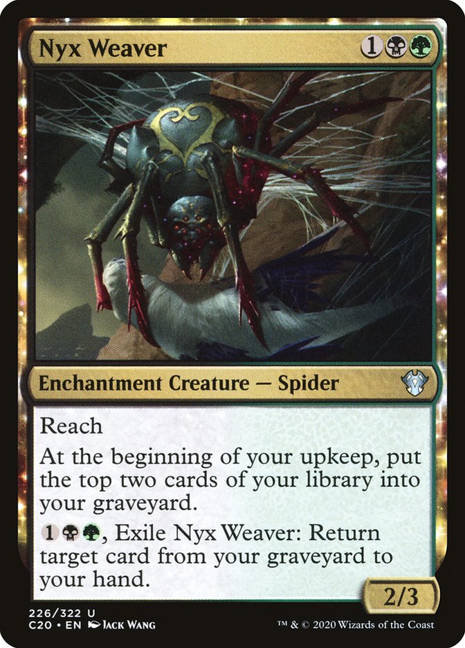 Nyx Weaver [Commander 2020] | Jomio and Rueliete's Cards and Comics