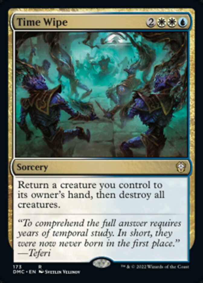 Time Wipe [Dominaria United Commander] | Jomio and Rueliete's Cards and Comics