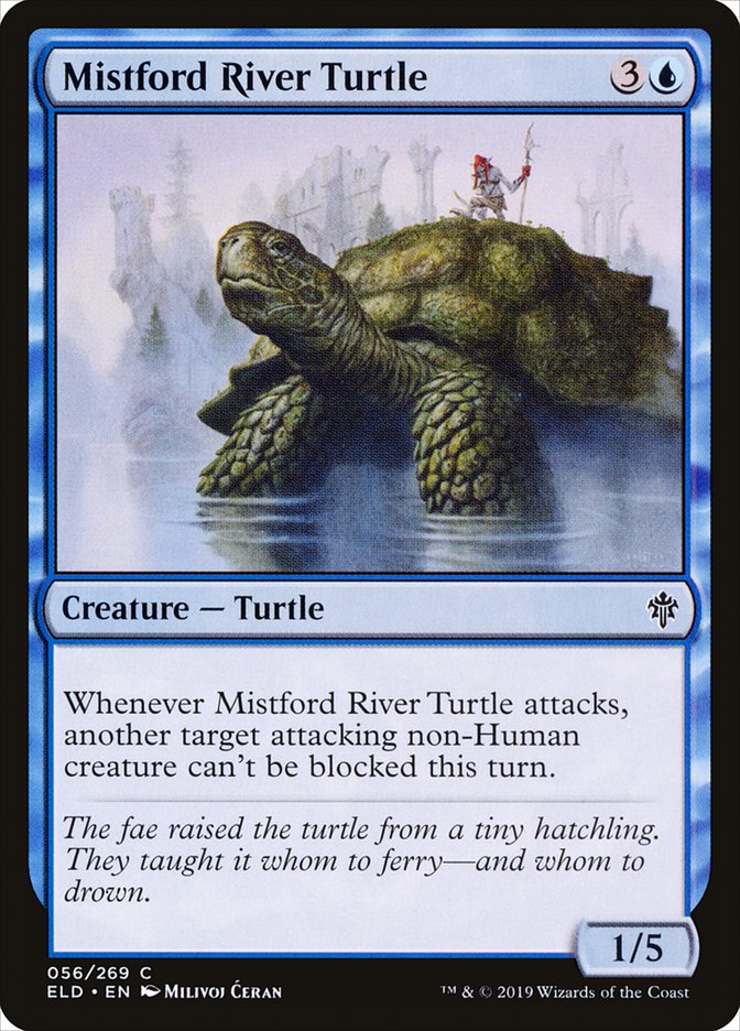 Mistford River Turtle [Throne of Eldraine] | Jomio and Rueliete's Cards and Comics