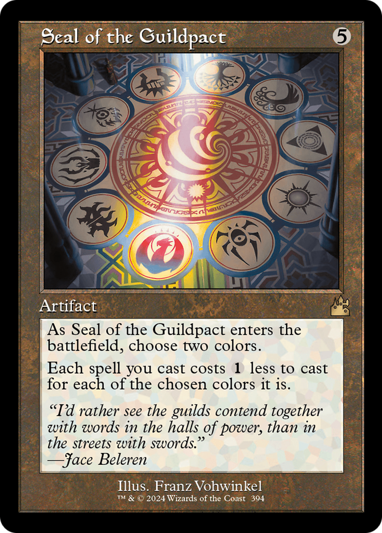 Seal of the Guildpact (Retro Frame) [Ravnica Remastered] | Jomio and Rueliete's Cards and Comics